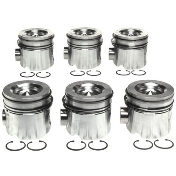 Piston Set w/Rings Dodge Cummins 6pk (M772243732WR)