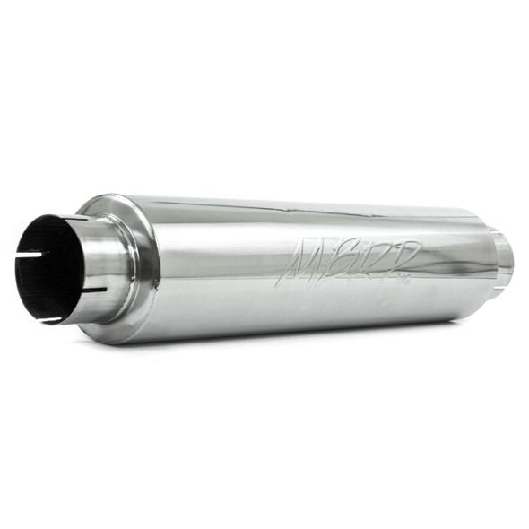 Muffler 4in Inlet/Outlet Quiet Tone (MBRM1004S)