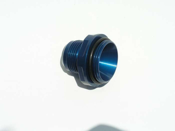 #16 AN Water Neck Fitting - Blue (MEZWN0040B)