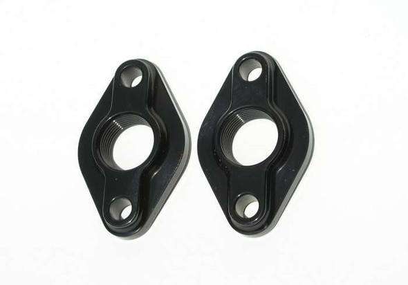 BBC Water Pump Port Adapters - Black (2pk) (MEZWP80S)