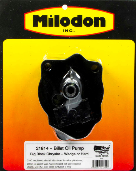 Billet Aluminum H/V Oil Pump - BBM (MIL21814)