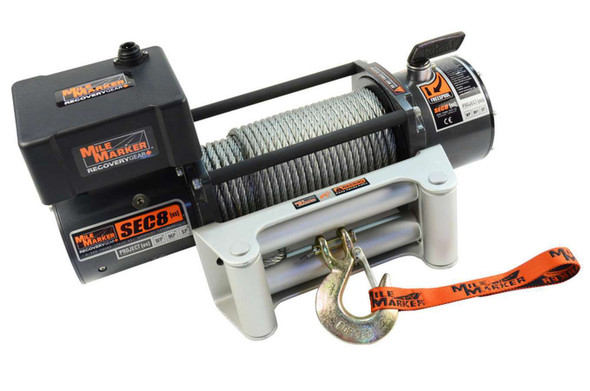 8000lb Winch w/Roller Fairlead 12' Remote (MMM77-50141W)