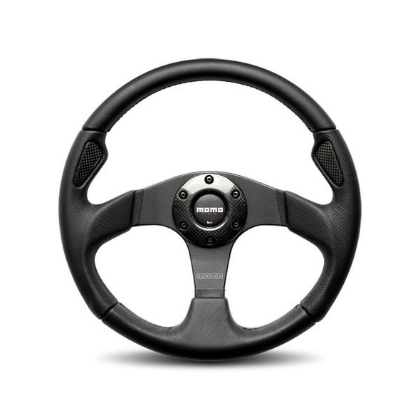 Jet Steering Wheel Leath er / Airleather 350mm (MOMJET35BK0B)