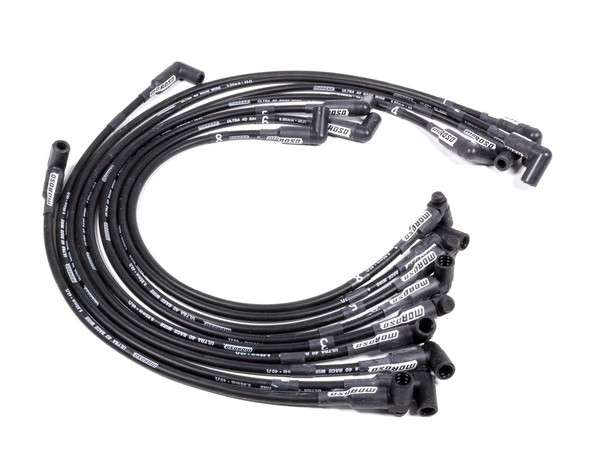 Ultra 40 Plug Wire Set SBC Sprint Car Black (MOR73722)