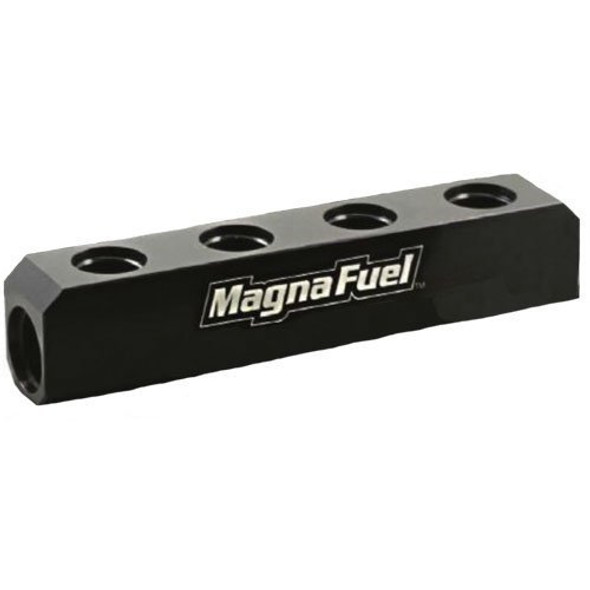 Quad Fuel Log Black w/10an Ports (MRFMP-7600-04-BLK)