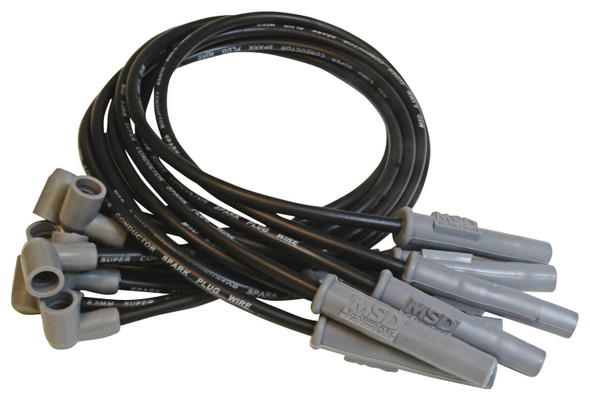 8.5MM Spark Plug Wire Set - Black (MSD31383)