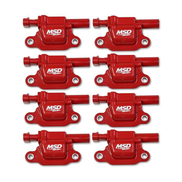 Coil Red Square GM V8 2014-Up 8pk (MSD82668)