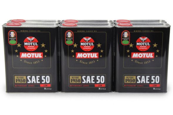 Classic Oil SAE 50w Case 6 x 2 Liter (MTL104510-6)