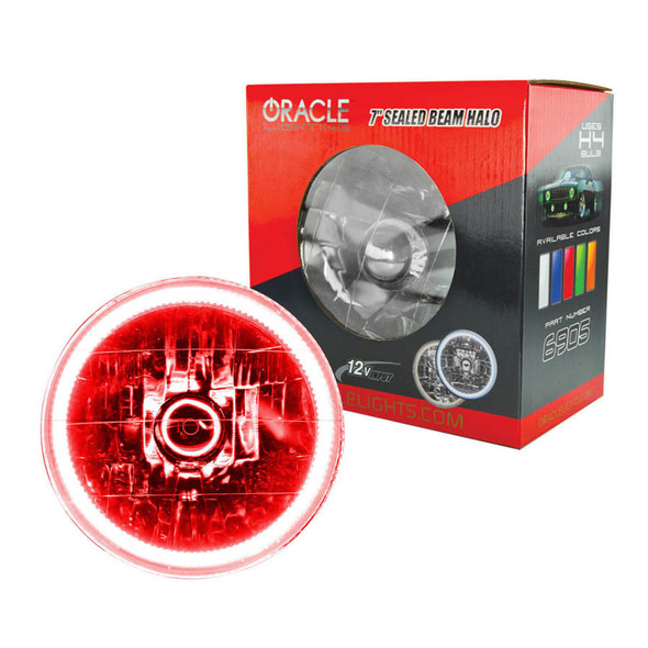 7in Sealed Beam Red (ORA6905-003)