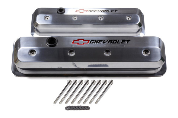 SBC Valve Cover Slant Edge Polished (PFM141-843)