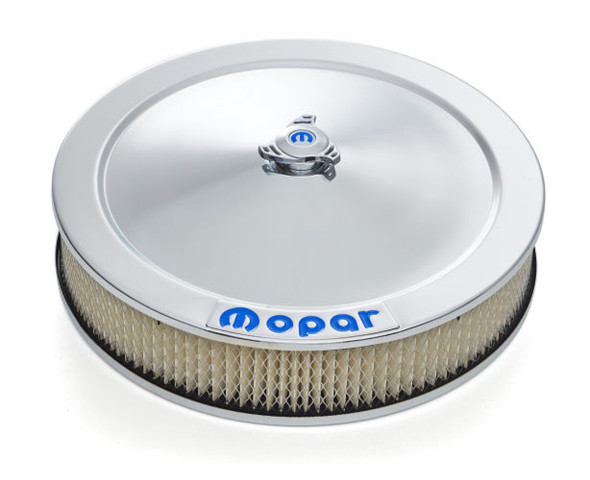 14in Air Cleaner Blue MO PAR Emblem Chrome (PFM440-906)