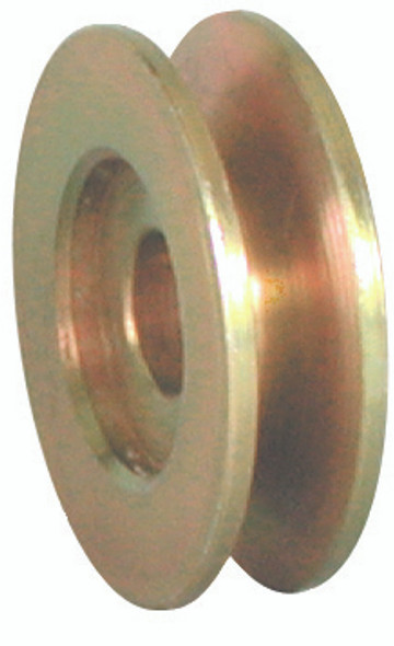 Pulley 1-V Yellow Zinc 2-3/8in OD (PWM111)