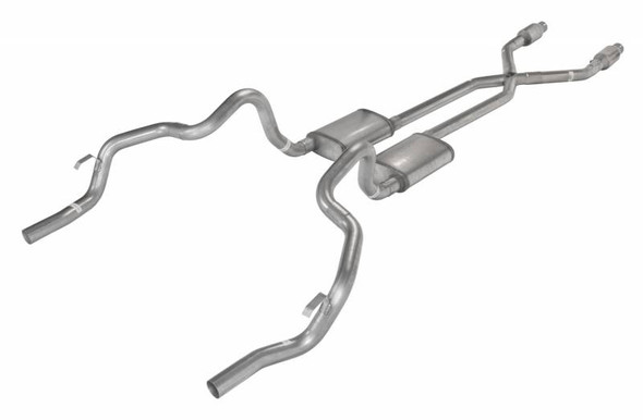 75-81 F-Body Crossmember Back Exhaust w/X-Pipe (PYPSGF911SE)