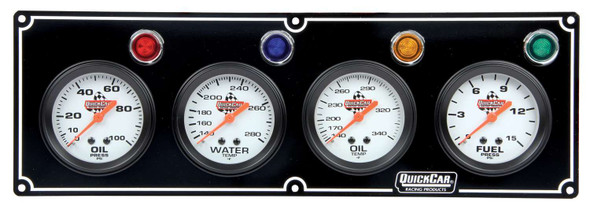 4 Gauge Panel OP/WT/OT/ FP Black (QRP61-6721)