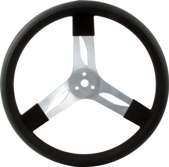17in Steering Wheel Alum Black (QRP68-002)