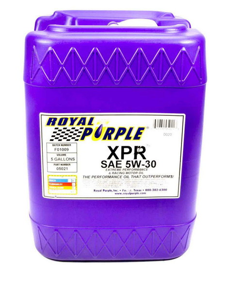 Synthetic Racing Oil XPR 5-Gallon (5W30) (ROY05021)