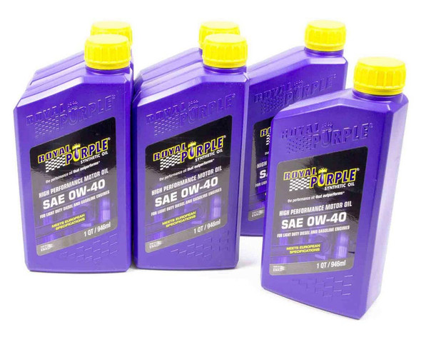 0w40 Multi-Grade SAE Oil Case 6x1qt Bottles (ROY06484)
