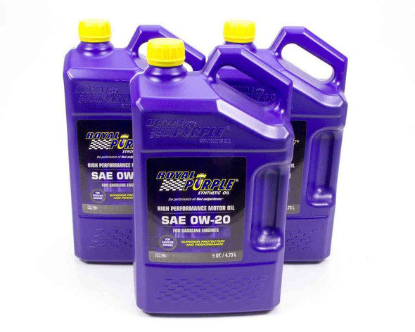 0w20 Multi-Grade SAE Oil 3x5qt Bottles (ROY53020)