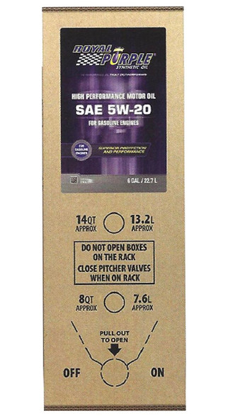 Multi-Grade Motor Oil 5w20 SAE 6 Gallon Box (ROY60520)