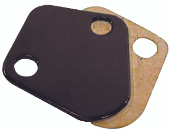 B/B Chevy Fuel Pump Block Off Plate Black (RPCR2058BK)