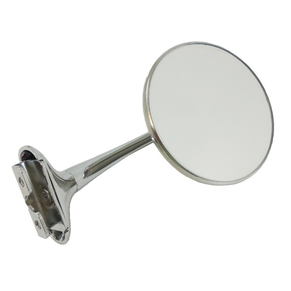 SS 4In Chrome Old Style Door Edge Mirror (RPCR6609)