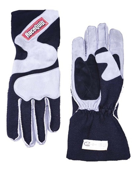 Gloves Outseam Black/ Gray Small SFI-5 (RQP356602)