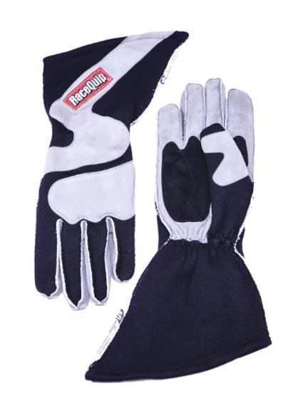 Gloves Outseam Black/ Gray Small SFI-5 (RQP359602)