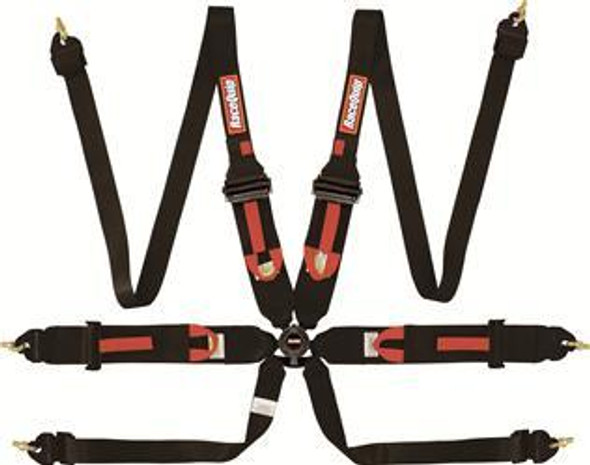 6pt Harness Camlock P/U Lap Black HNR FIA (RQP854004)