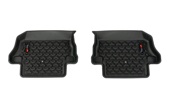 Rear Floor Liners 18- Jeep Wrangler JL (RUG12950.49)