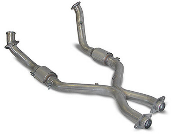 Crossover Pipe PowerFlo Full Assm 05-09 Mustang (SLPM31538)