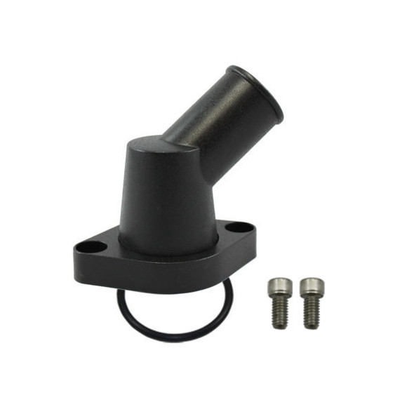 Water Neck Chevy 45 Deg ree O-Ring Style Black (SPC8455BK)