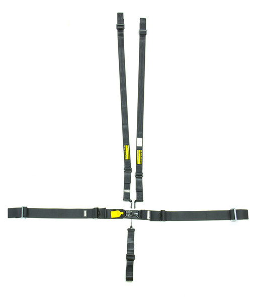 5pt Harness System SFI LatchLink Black HANS (SRBSR71750H)