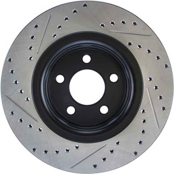 Sport Drilled/Slotted Br ake Rotor (STP127.61112L)