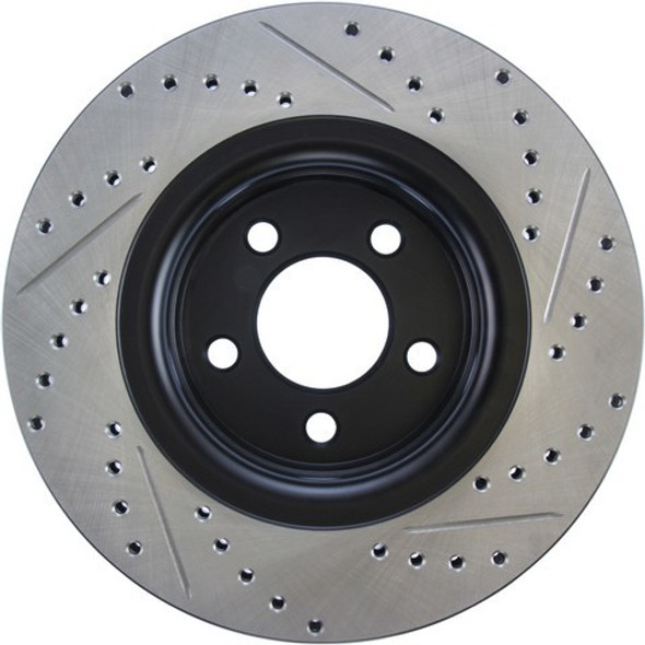 Sport Drilled/Slotted Br ake Rotor (STP127.61112R)
