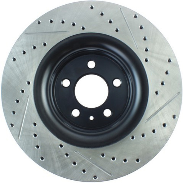 Sport Drilled/Slotted Br ake Rotor (STP127.61114R)