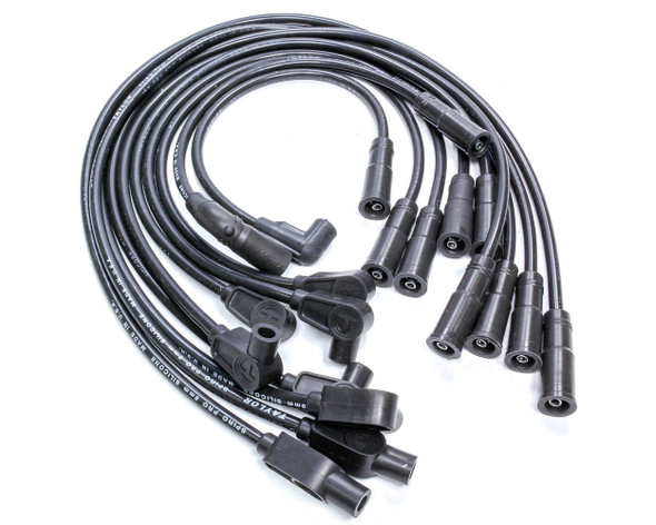 8mm Spiro-Pro Custom Plug Wire Set - Black (TAY74025)
