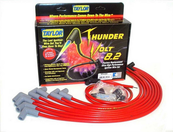 8.2 Thunder-Volt Spark Plug Wire Set Red (TAY86230)