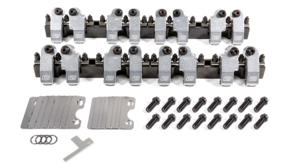 SBC Shaft Rocker Arm Kit w/Bowtie 18 Deg. Heads (TDM2053-160/155)