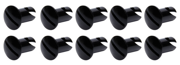 Oval Head Dzus Buttons .550 Long 10 Pack Black (TIP8106)