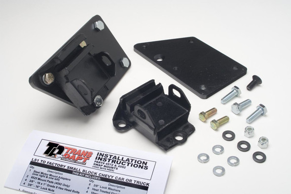 LS1 Into SBC Chassis Motor Mount Kit (TRA4592)