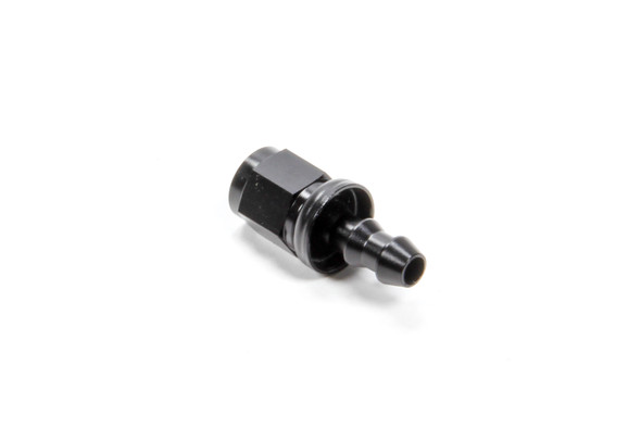 #4 Straight Hose End Push Lock (TXRHF-10004-BLK)