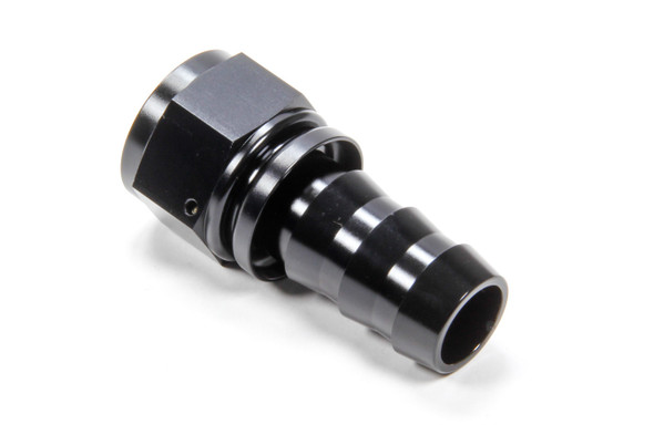 #16 Straight Hose End Push Lock (TXRHF-10016-BLK)