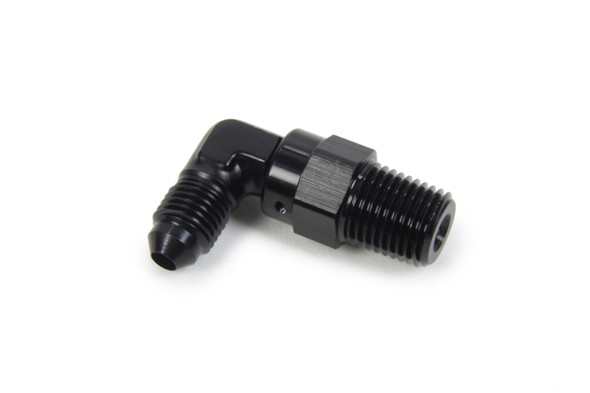 AN to NPT Swivel 90 Deg #4 x 1/4 (TXRHF-93042-BLK)