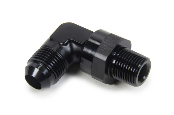 AN to NPT Swivel 90 Deg #8 x 3/8 (TXRHF-93083-BLK)