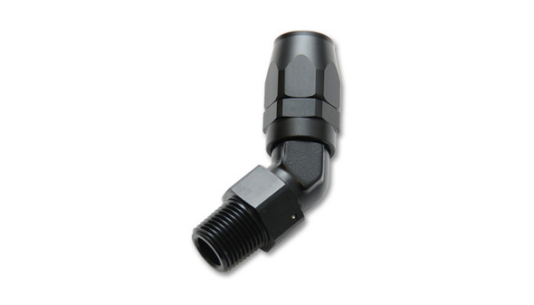 -8AN Male 3/8in NPT 45 Degree Hose End Fitting (VIB26404)