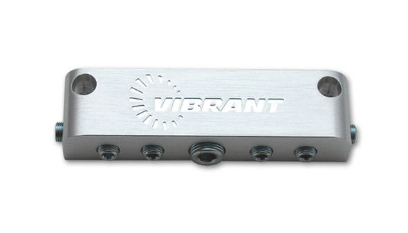 Aluminum Vacuum Manifold Anodized Silver (VIB2690)