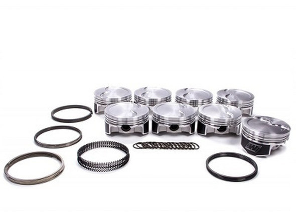 GM LS Piston & Ring Set Dome 4.030 Bore +5cc (WISK448X3)