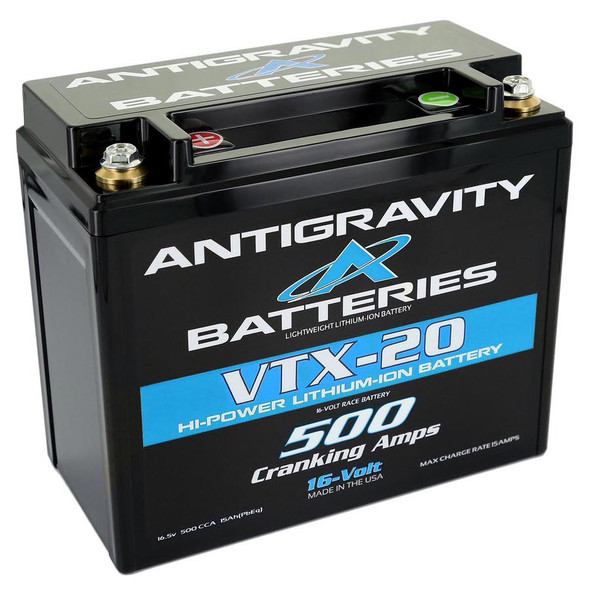 Lithium Battery 500CCA 16Volt 4.5Lbs 20 Cell (ANTAG-VTX-20-R)