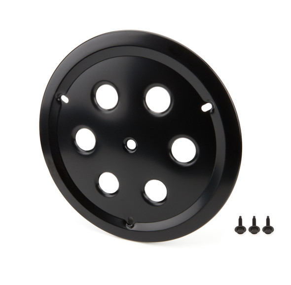 Wheel Cover Hole Vent Alum Bolt 15in Black (DOM1032-B-BK)