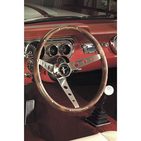 Mustang Steering Wheel Classic Nostalgia 13.5in (GRT963)